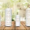 Wedding Unity Candle Set and Remembrance Candle Gold Doves
