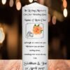 Wedding Remembrance Candle Peach Rose