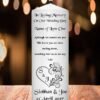 Wedding Remembrance Candle Swirl Heart