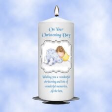 Christening Candle Boy 0362